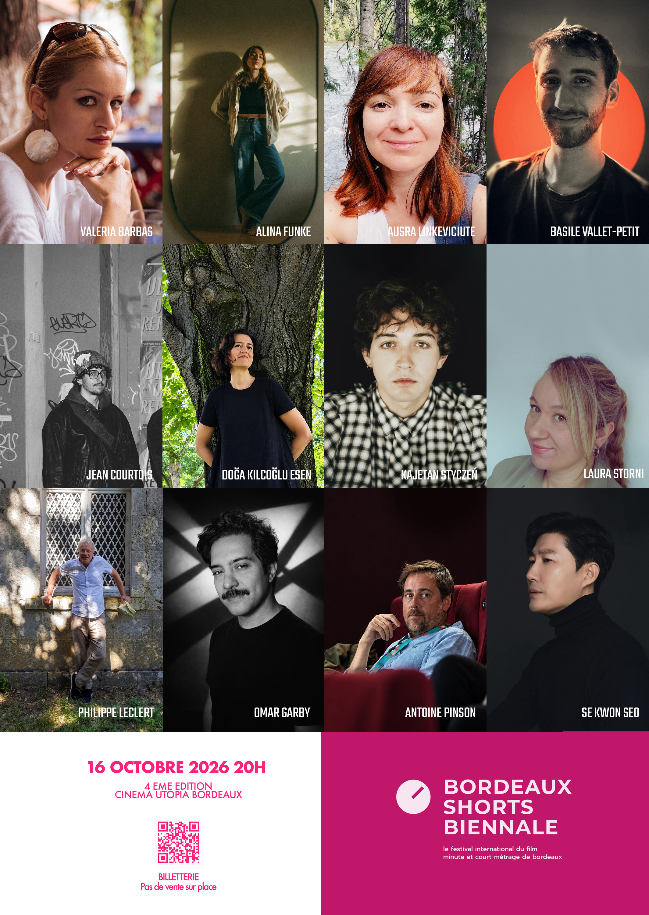 Affiche Bordeaux Shorts Biennale 2024